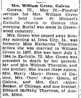 Catharine Thornton - Freeport Journal-Standard 20 May 1942