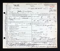 John Partyka - Pennsylvania, Death Certificates, 1906-1964 John Partyka - Pennsylvania, Death Certificates, 1906-1964