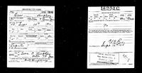 Sylvester 'Bess' Humphrey - U.S., World War I Draft Registration Cards, 1917-1918
