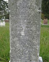Anna Maria Crosby Dallas and Samuel Dallas grave marker1.jpg