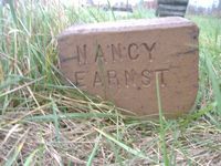 Nancy Earnst d.1850 grave marker
