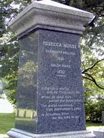 Rebecca Towne Nurse Memorial